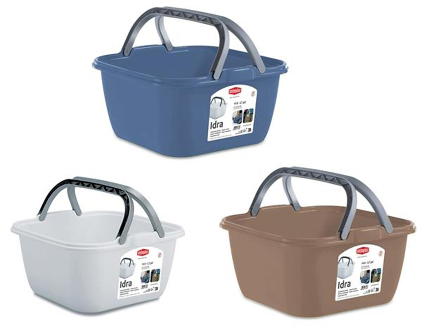 Stefanplast Afwasteil met handvat 13L