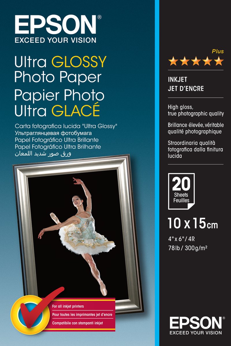 Epson Ultra glossy photo paper 10x15