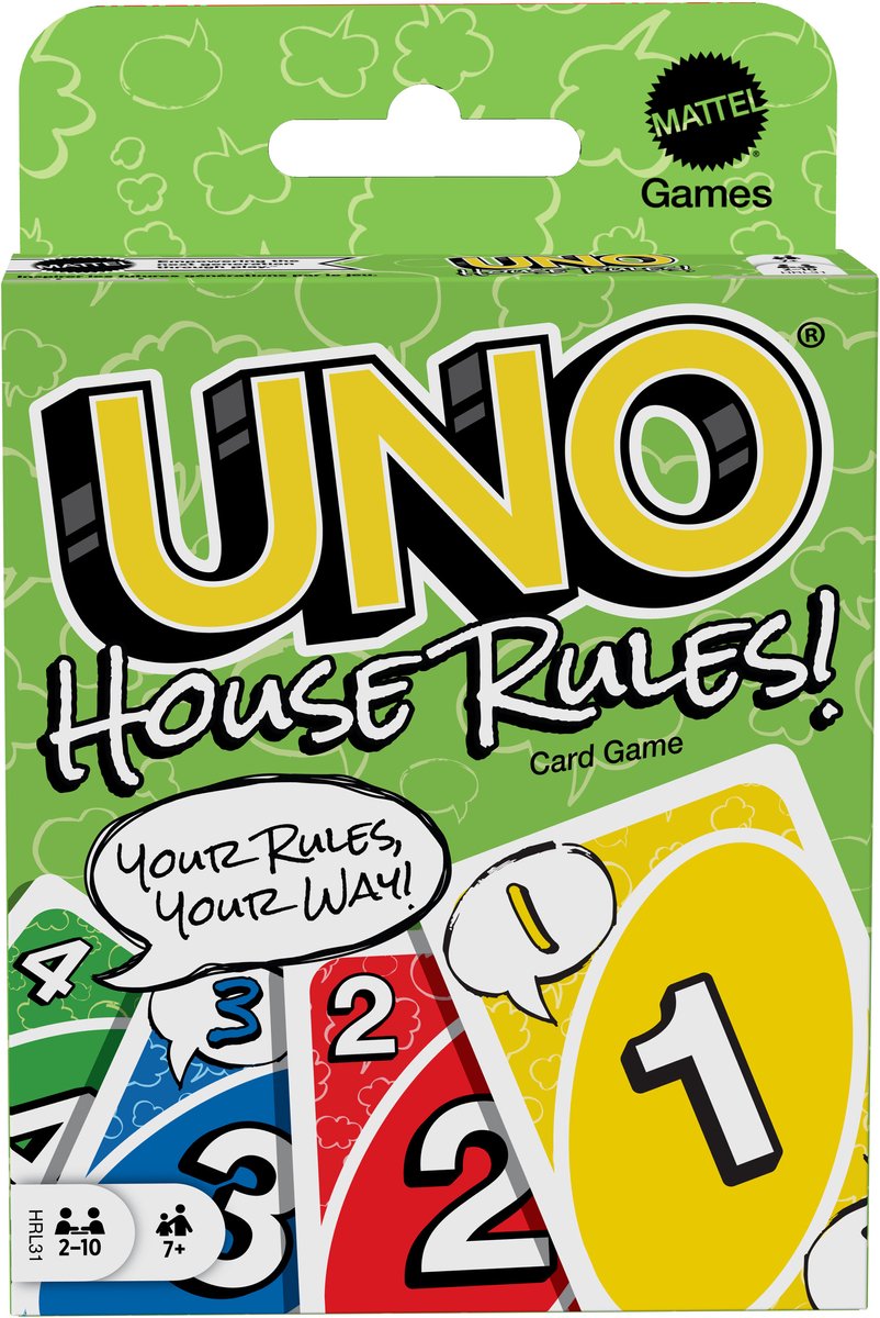Mattel Games Uno huisregels