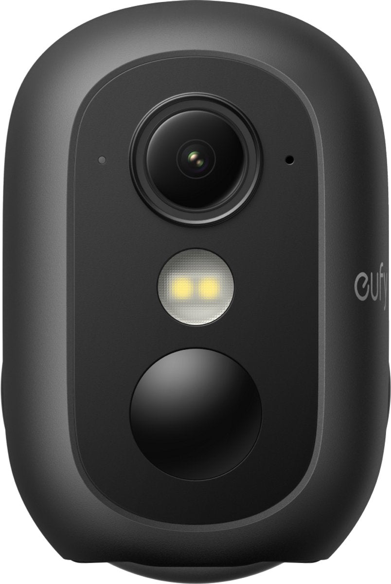 Eufy security cam c35 - zwart - draadloze beveiligingscamera - voor buiten en binnen - magnetische bevestiging - kleurennachtzicht - lokale opslag - geen maandelijkse kosten - ip67 - gezichtsherkenning