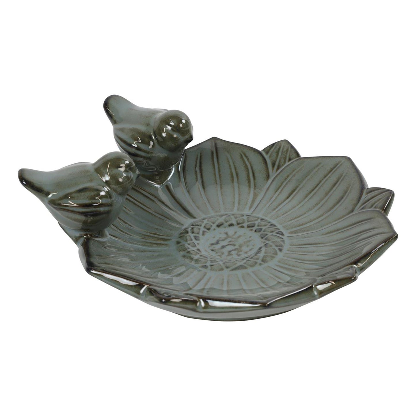 Countryfield Vogelbad fleuri blauw 27x26x10cm