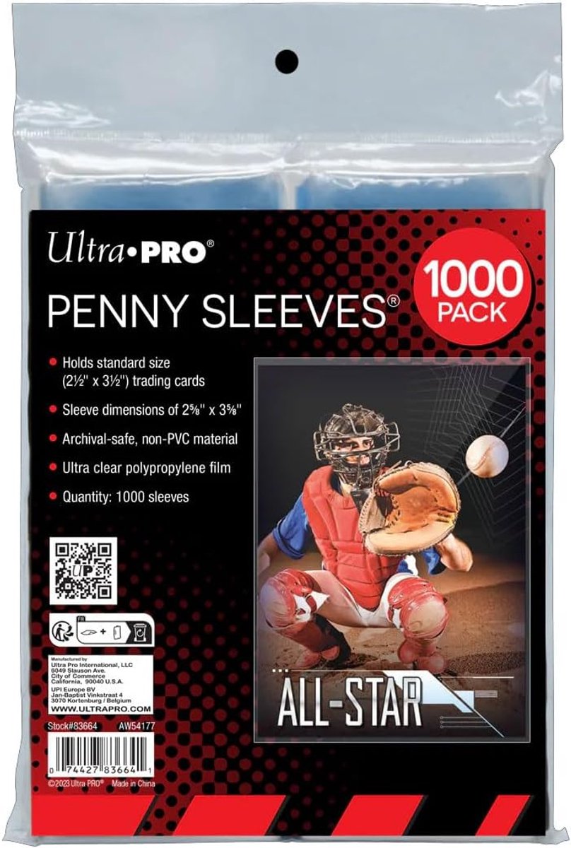 Ultrapro Ultra pro - budget sleeves 1000x pack standaard formaat