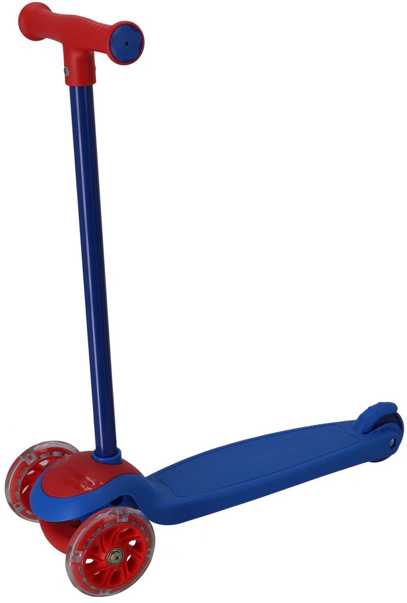 ALERT - step scooter - driewieler - blauw rood