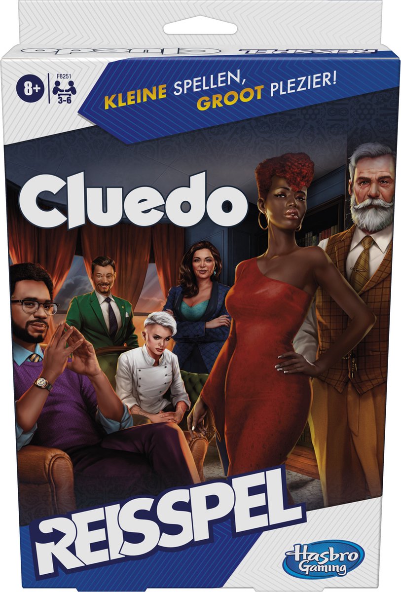 Hasbro Gaming Cluedo reisspel - gezelschapsspel