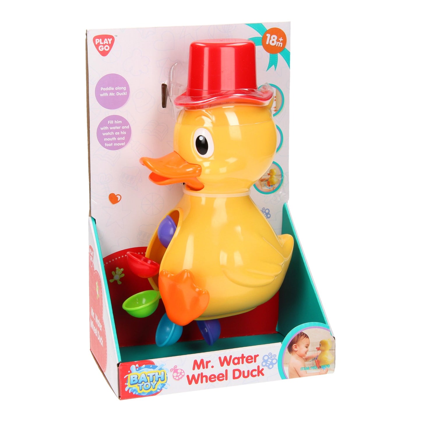 Playgo waterrad eend