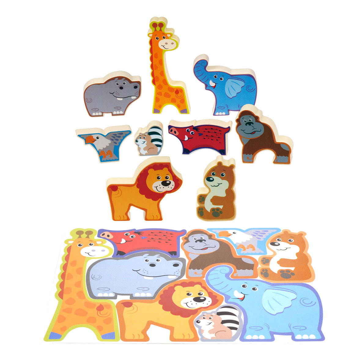 Playgo Play puzzel safari