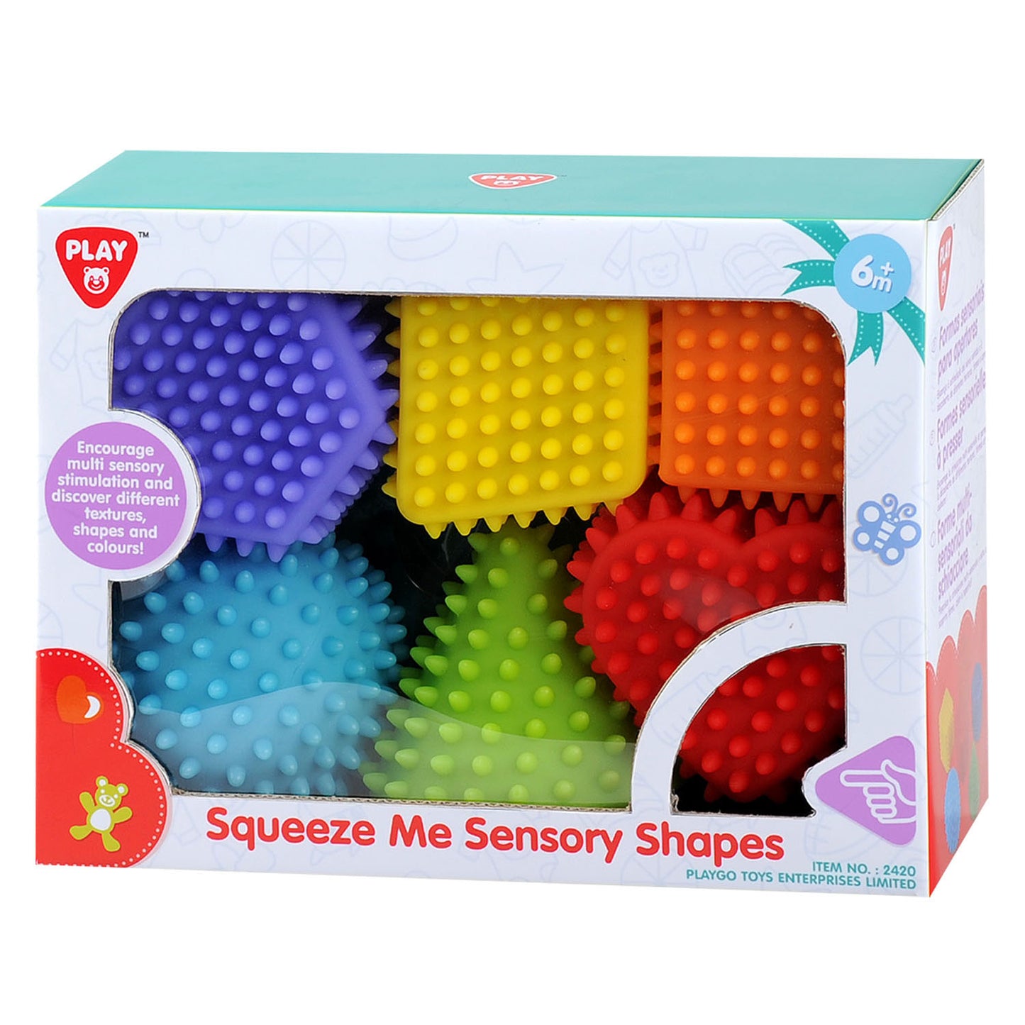 Braet Playgo zintuigfiguren - 6st.