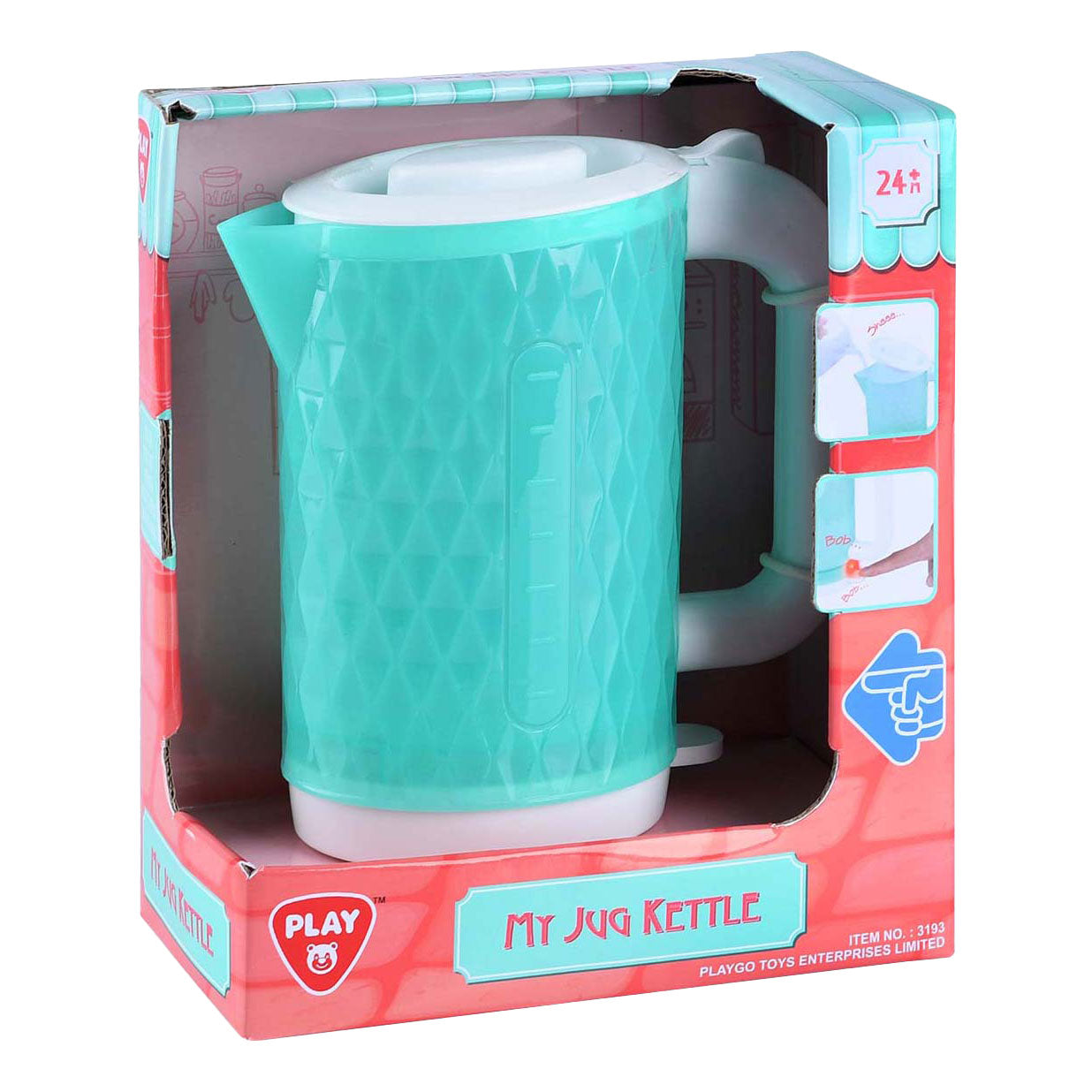 Play Go mijn waterkoker blauw