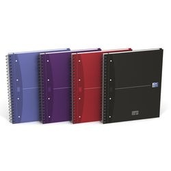 Europeanbook Oxford optik papier 90g m2 23,5x32,5cm geruit 5x5mm dubbel spiraal