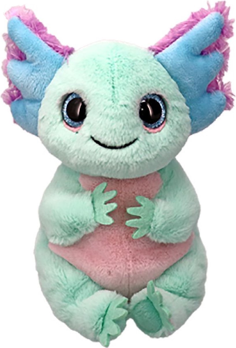 Ty beanie bellies knuffel axolotl pastel 15 cm