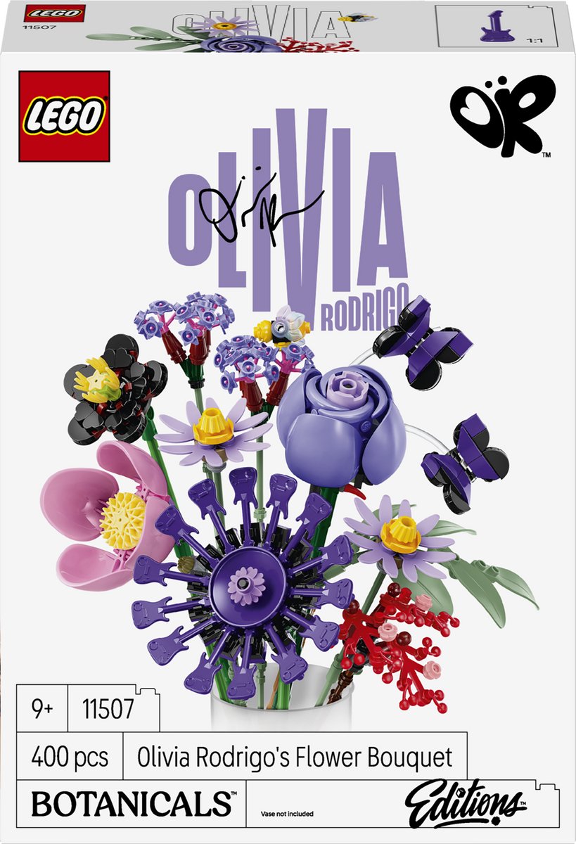 LEGO botanicals editions olivia rodrigo's bloemenboeket bouwpakket - 11507