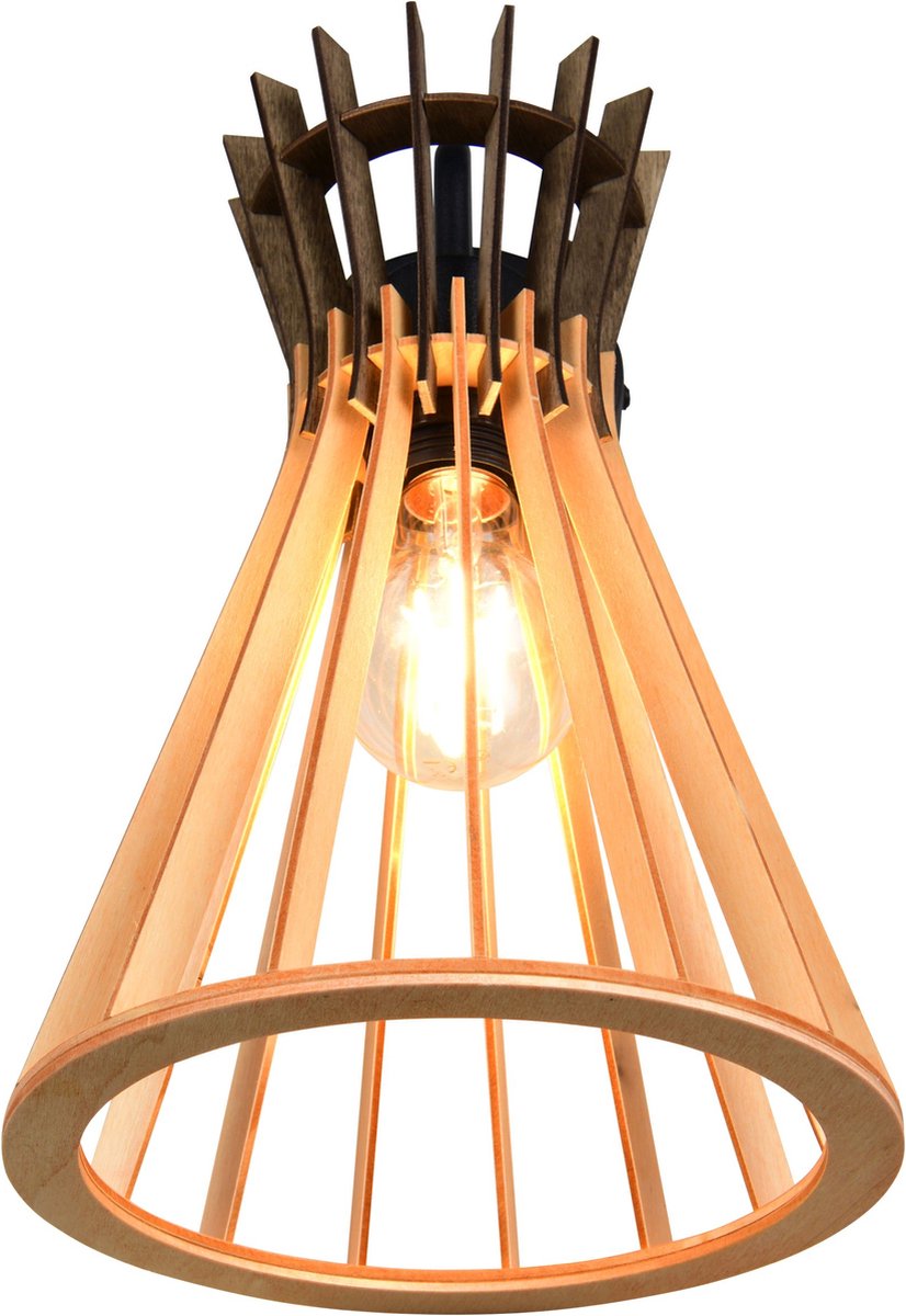 RL LIVE YOUR LIGHT Reality alice - wandlamp - zwart mat - excl. 1x e27 4 w - wandmontage - geschikt voor vaste montage of stekker - casalum