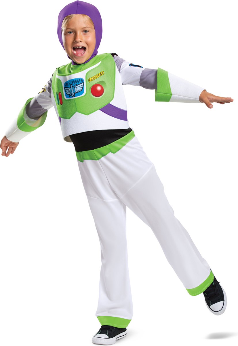 Disguise Disney - toy story 4, buzz lightyear deluxe , maat m (7-8 jaar), jongens