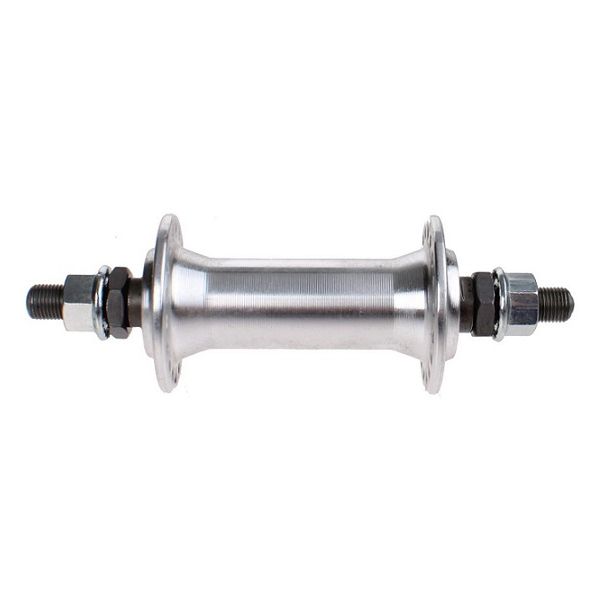 Vinty Voornaaf aluminium 36 gaats met 10 mm vaste as - zilver
