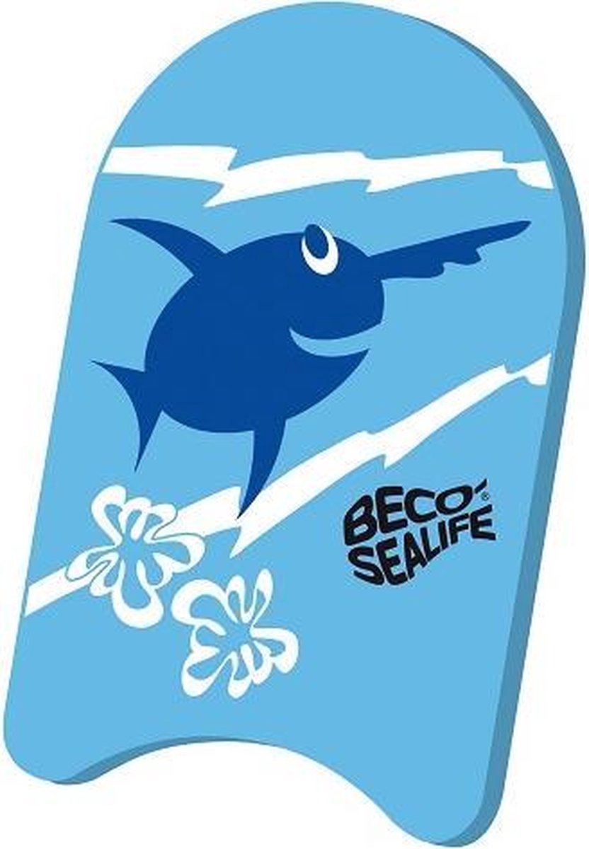 BECO-SEALIFE® Beco sealife zwemplank drijfplank blauw - 34 cm