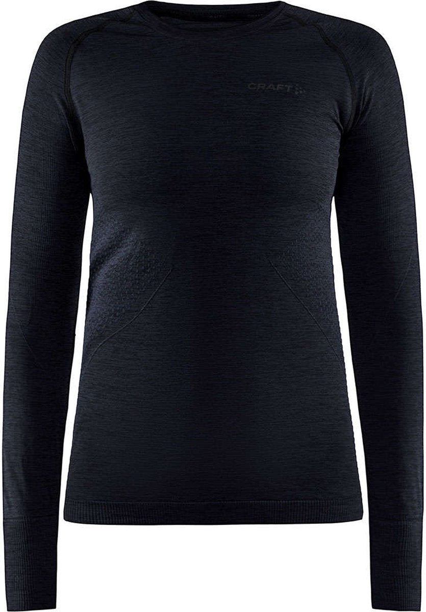 Craft core dry active comfort ls w dames thermoshirt - zwart