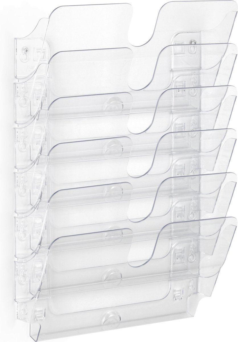 Merkloos Sans Marque Durable folderhouder flexiplus 6 - transparant liggend