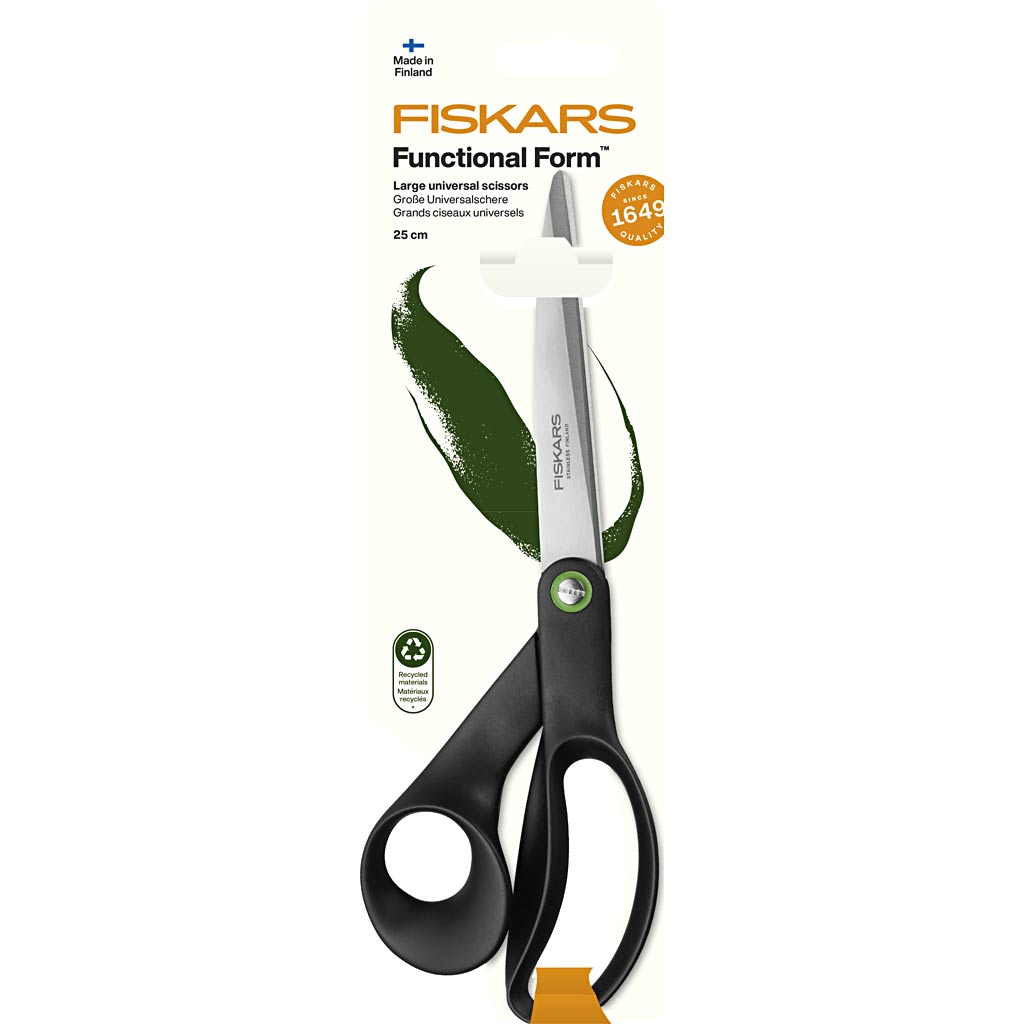 Fiskars Https: www.cchobby.nl -universele-scharen-l-24-cm-rechtshandig-zwart-1-stuk