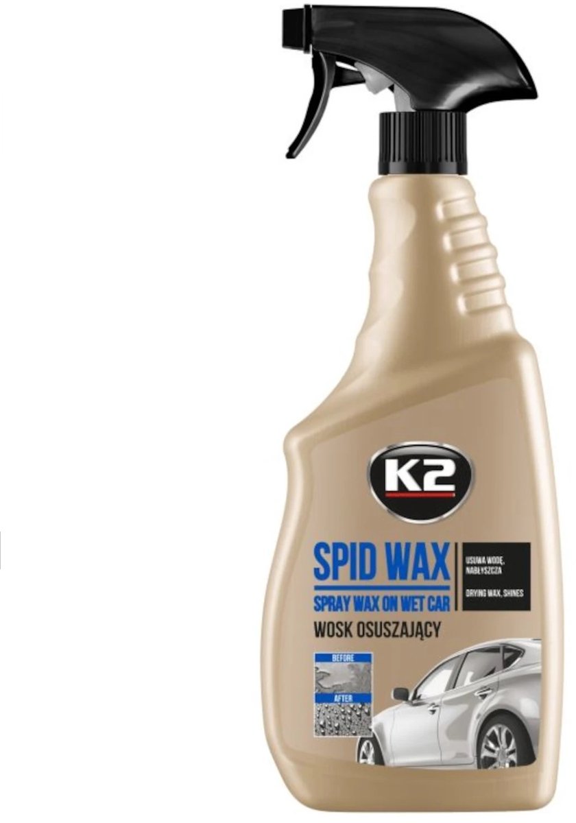 K2 k087m serie - perfecte snelwask - 770ml - synthetische spracy wax - hydrofobe bescherming