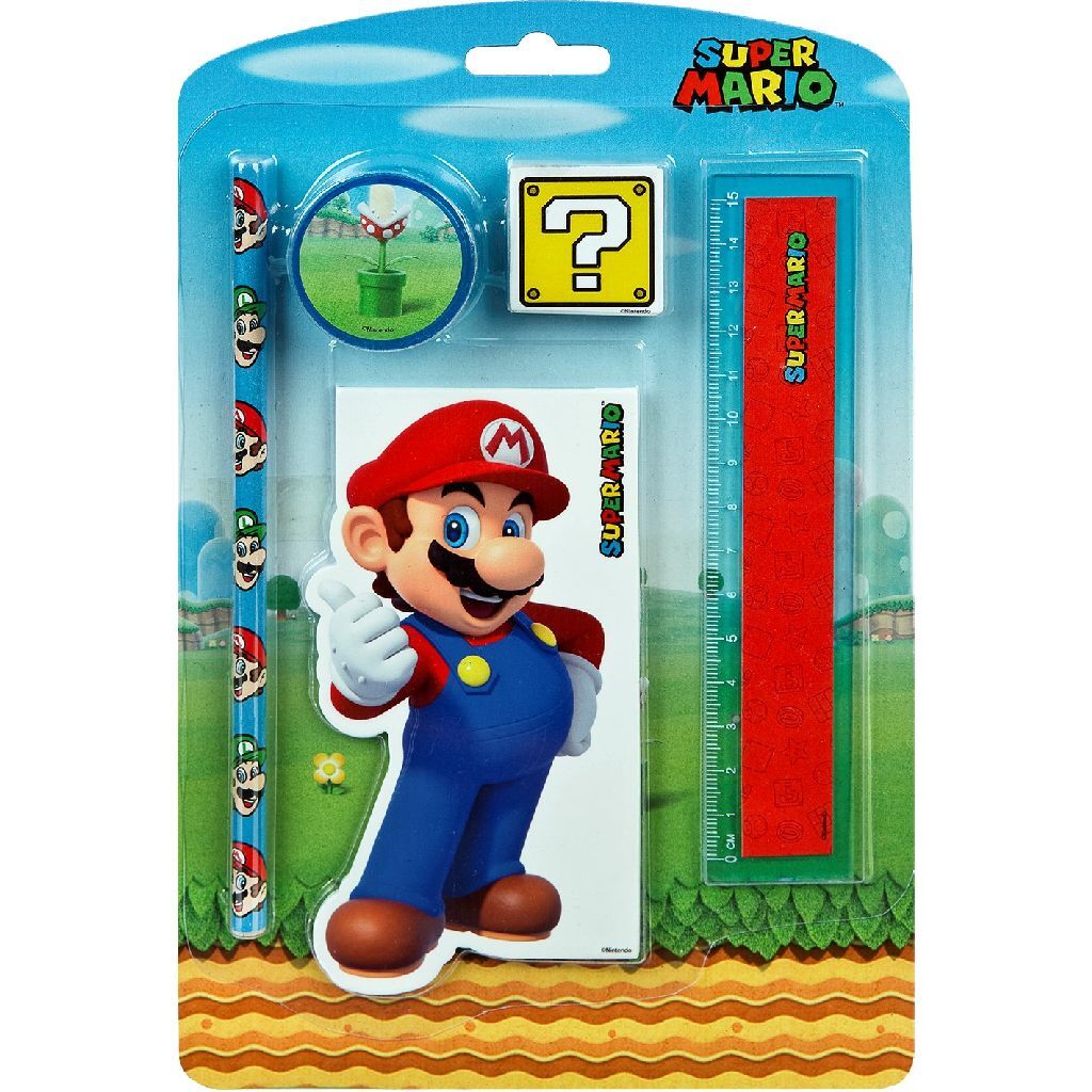 Super Mario schrijfset