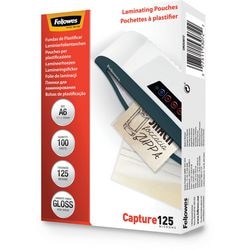 Fellowes Lamineerhoezen 125 micron Transparant Pak van 100