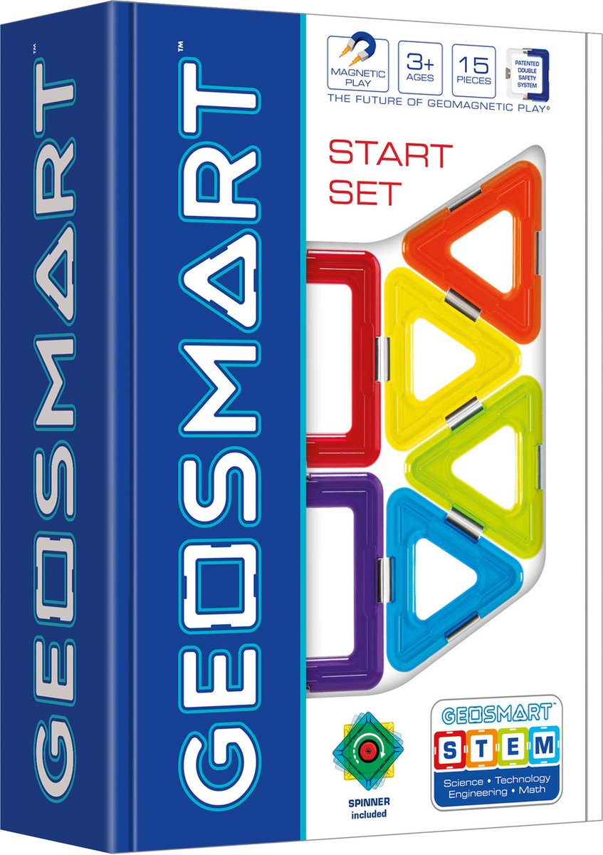 GeoSmart start set - magnetisch constructiespeelgoed - 31-delige educatieve basissets - geometrisch bouwen - vanaf 5 jaar