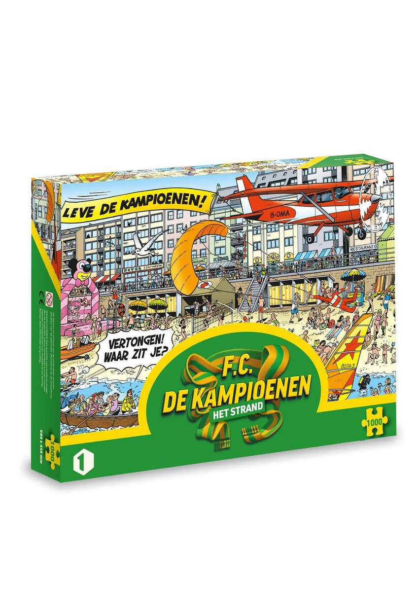 Baeckens F.c. de kampioenenpuzzel - het strand