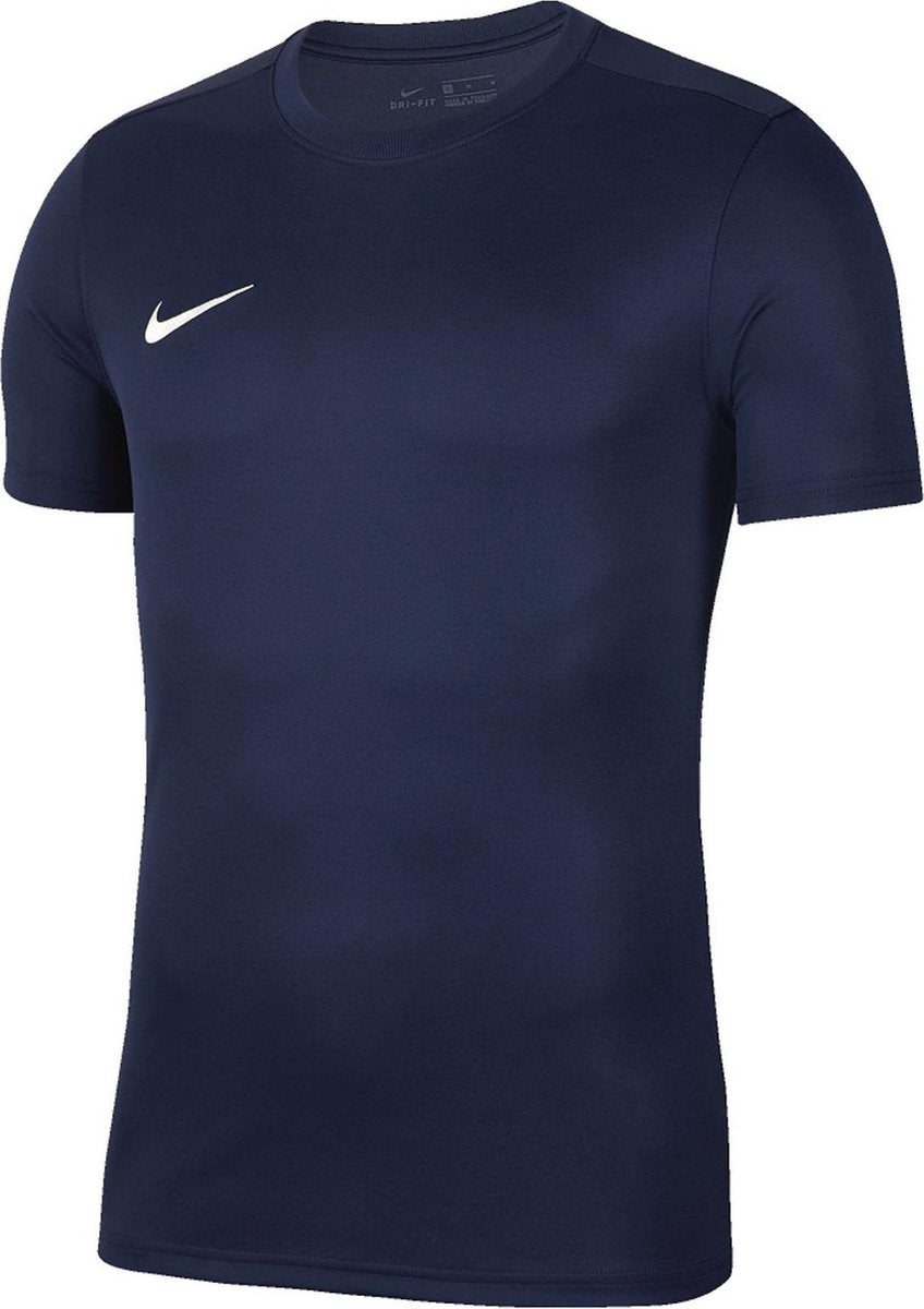 Nike park vii ss sportshirt - maat 140 - unisex - navy