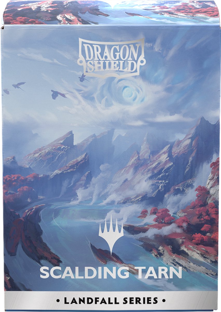 Dragon Shield sleeves kaartenbescherming landfall series scalding tarn 100 stuks.