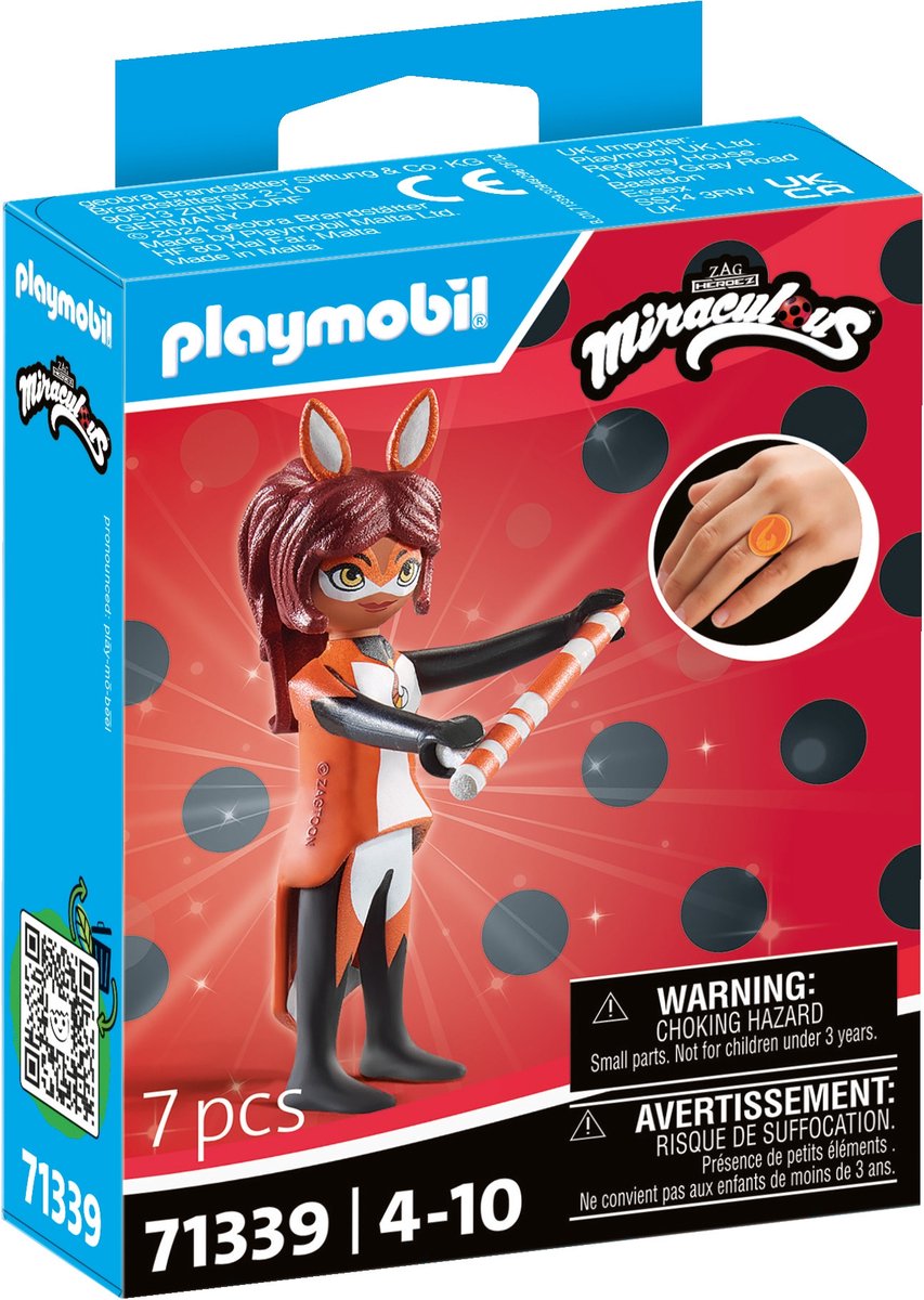 PLAYMOBIL miraculous: rena rouge - 71339