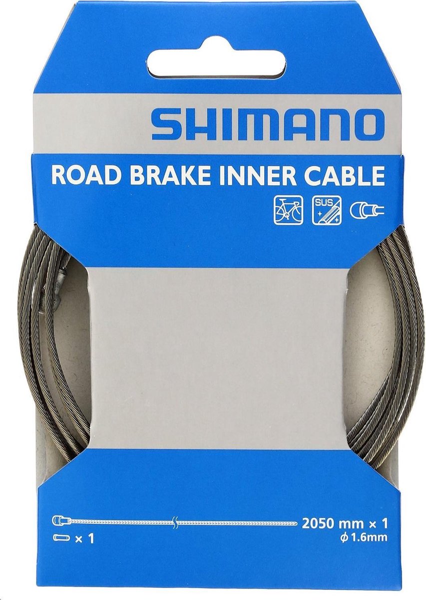 Shimano rem-binnenkabel road stainless 2050 mm