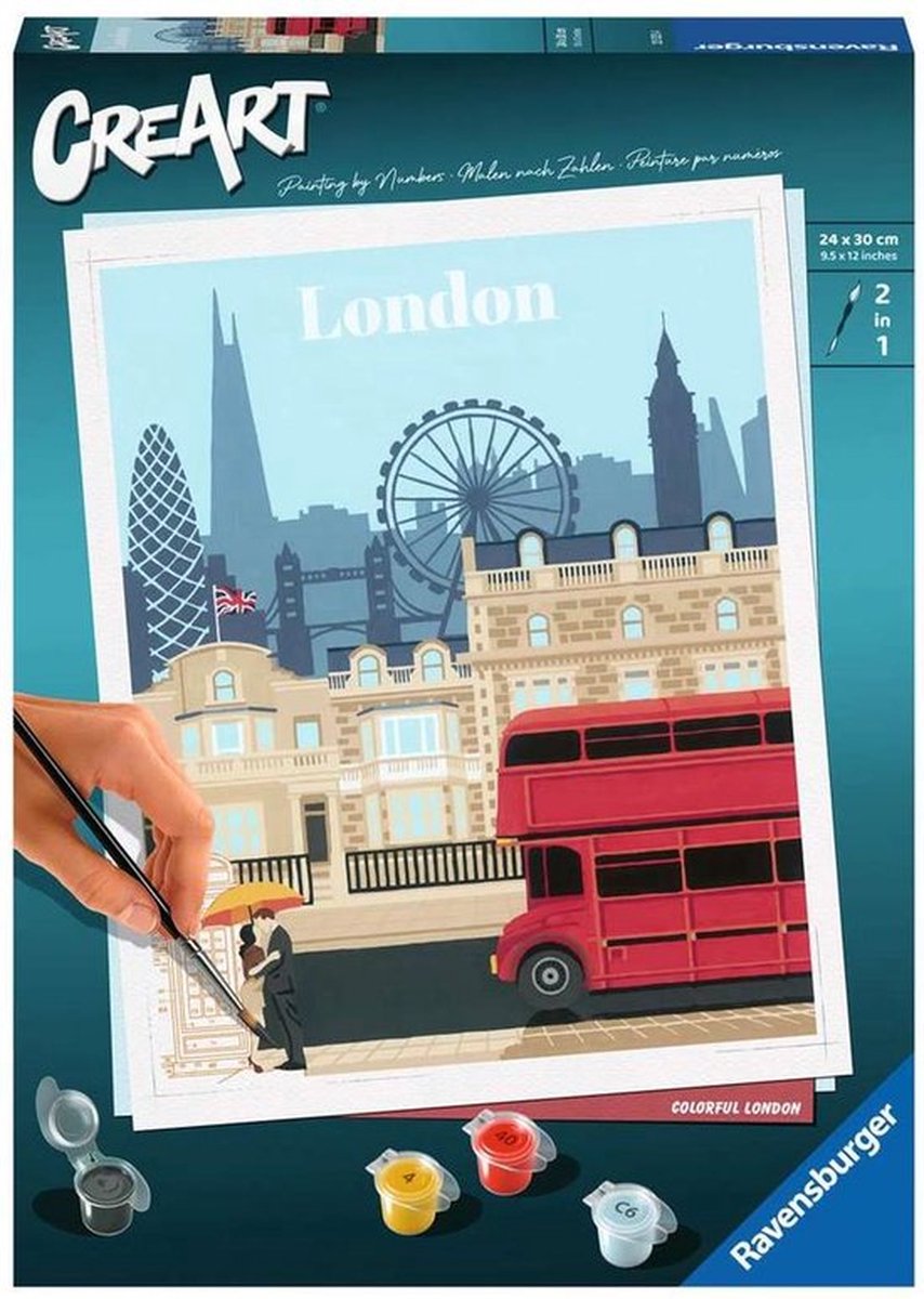 Merkloos Sans Marque Ravensburger creart colourful london