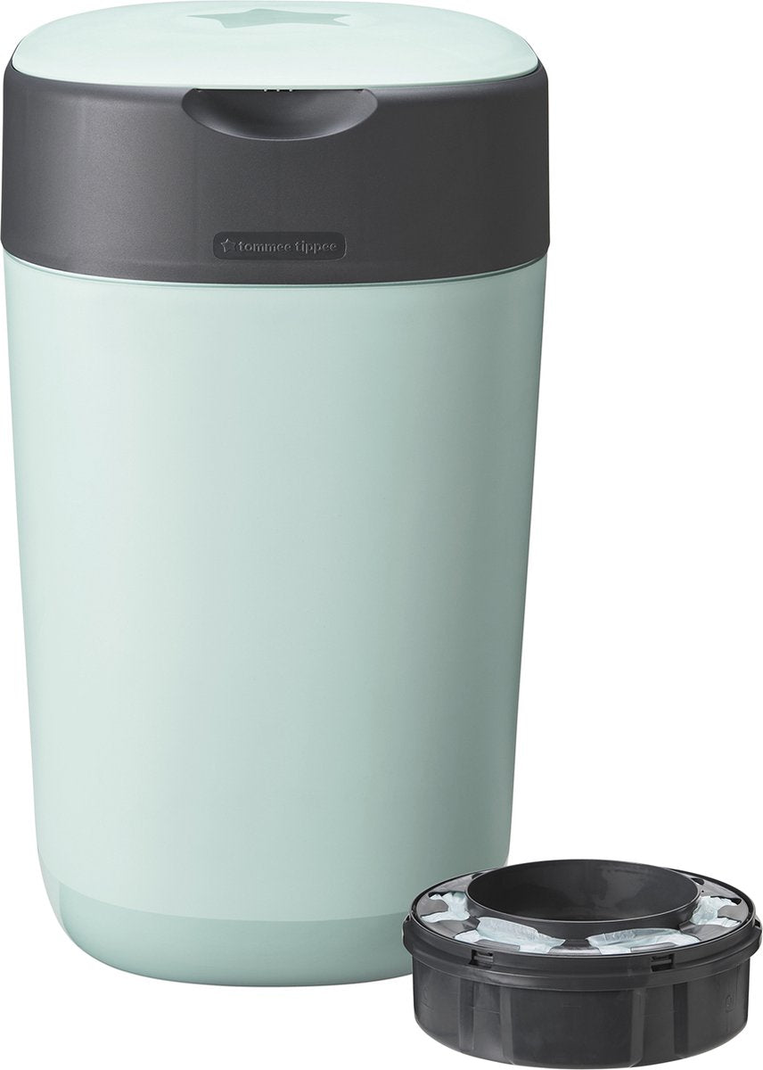 Tommee Tippee twist click luieremmer - voor maximaal 33 luiers - 1 navulcassette - groen
