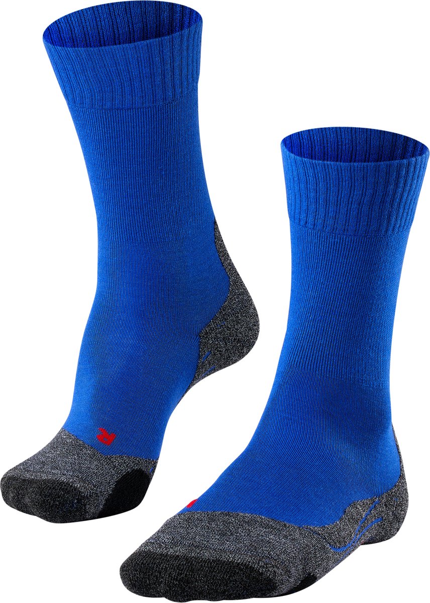 FALKE tk2 anti-blaar dik wol functioneel materiaal wandelsokken heren blauw - maat 44-45