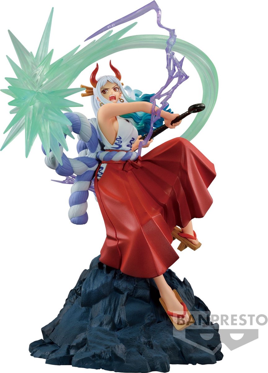 Banpresto One piece - yamato the brush - figure dioramatic 19cm