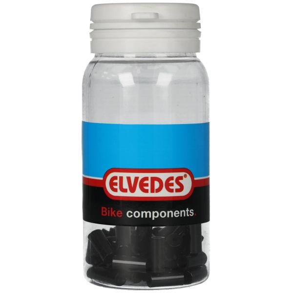 Elvedes Kabeleindhoedjes voor ot-rs900 van ø3,65 to ø5.5mm x 12mm - zwart (50 stuks)