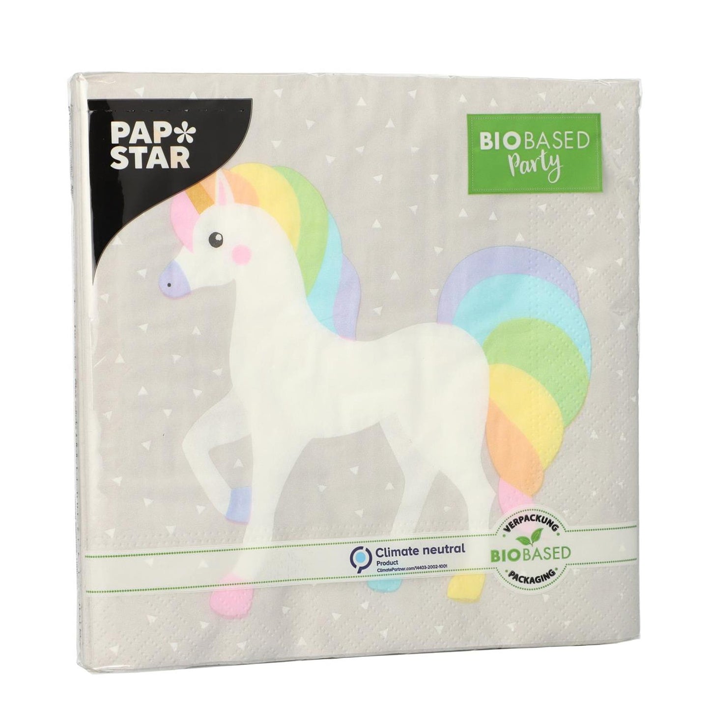 Papstar Servetten unicorn 3-laags 33x33cm