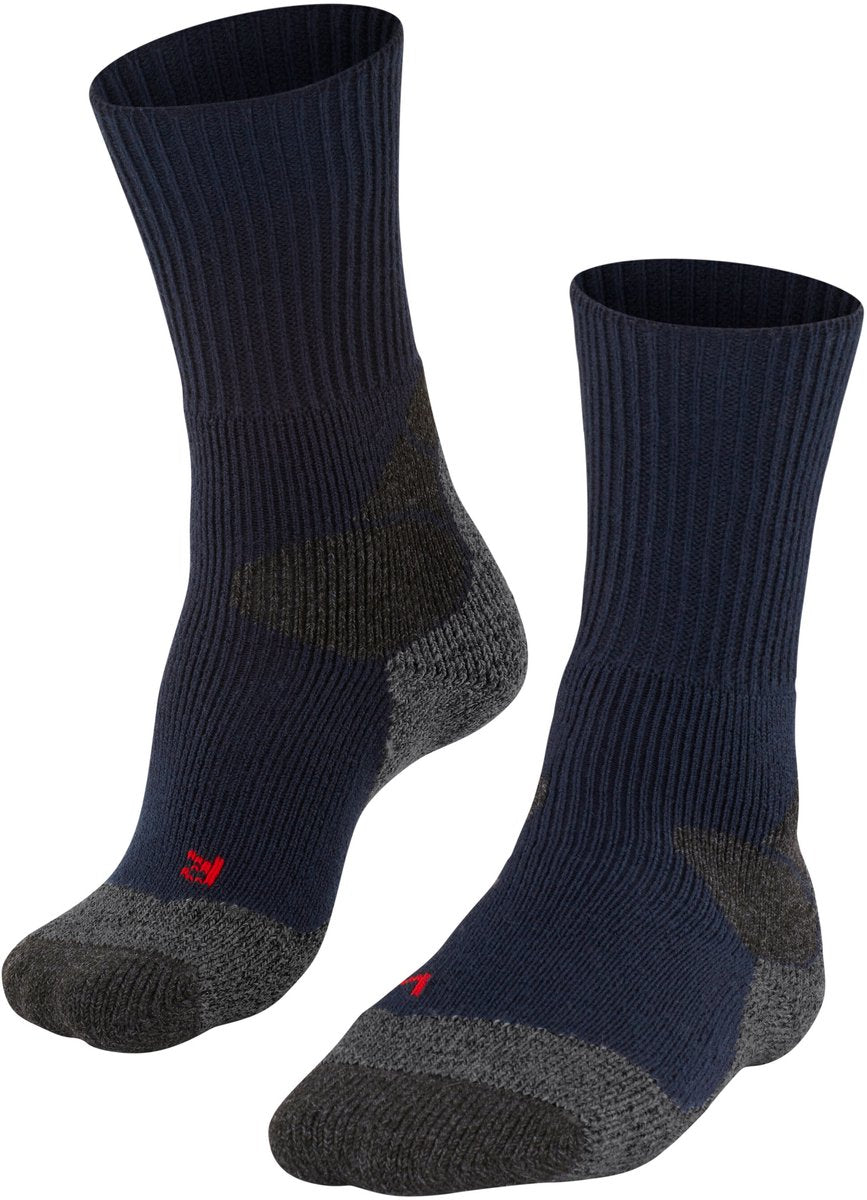 FALKE tk-x expedition ultra dikke padding wol functioneel materiaal wandelsokken heren blauw - maat 44-45