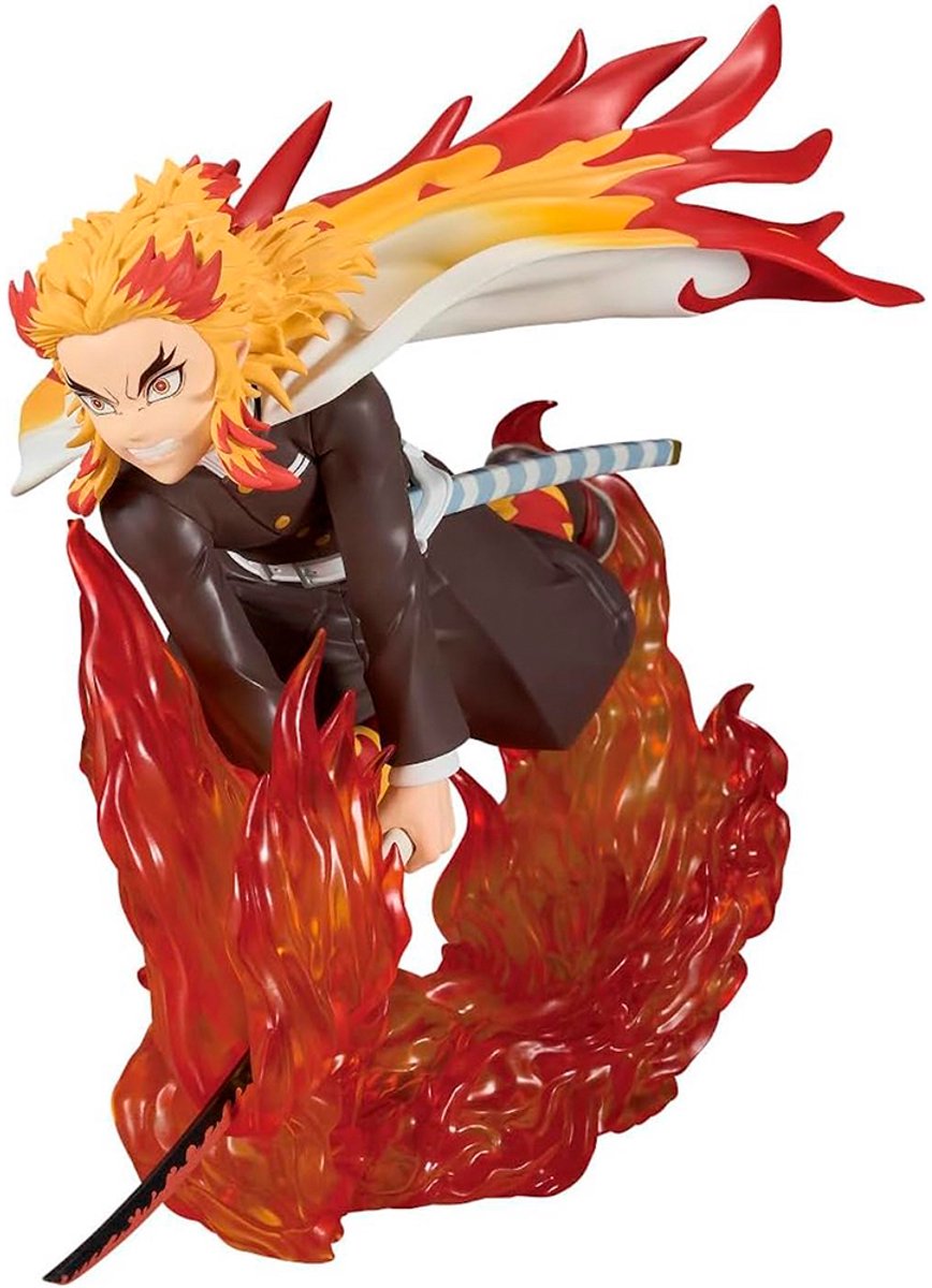 Bandai Namco Bandai demon slayer: kimetsu no yaiba - vibration stars plus figuur - kyojuro rengoku