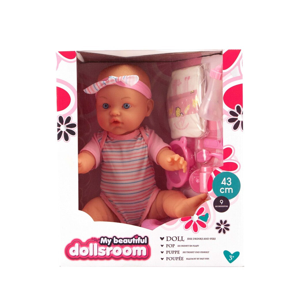 My Beautiful Dolls Room My beautiful dollsroom pop 43 cm + 9 accessoires