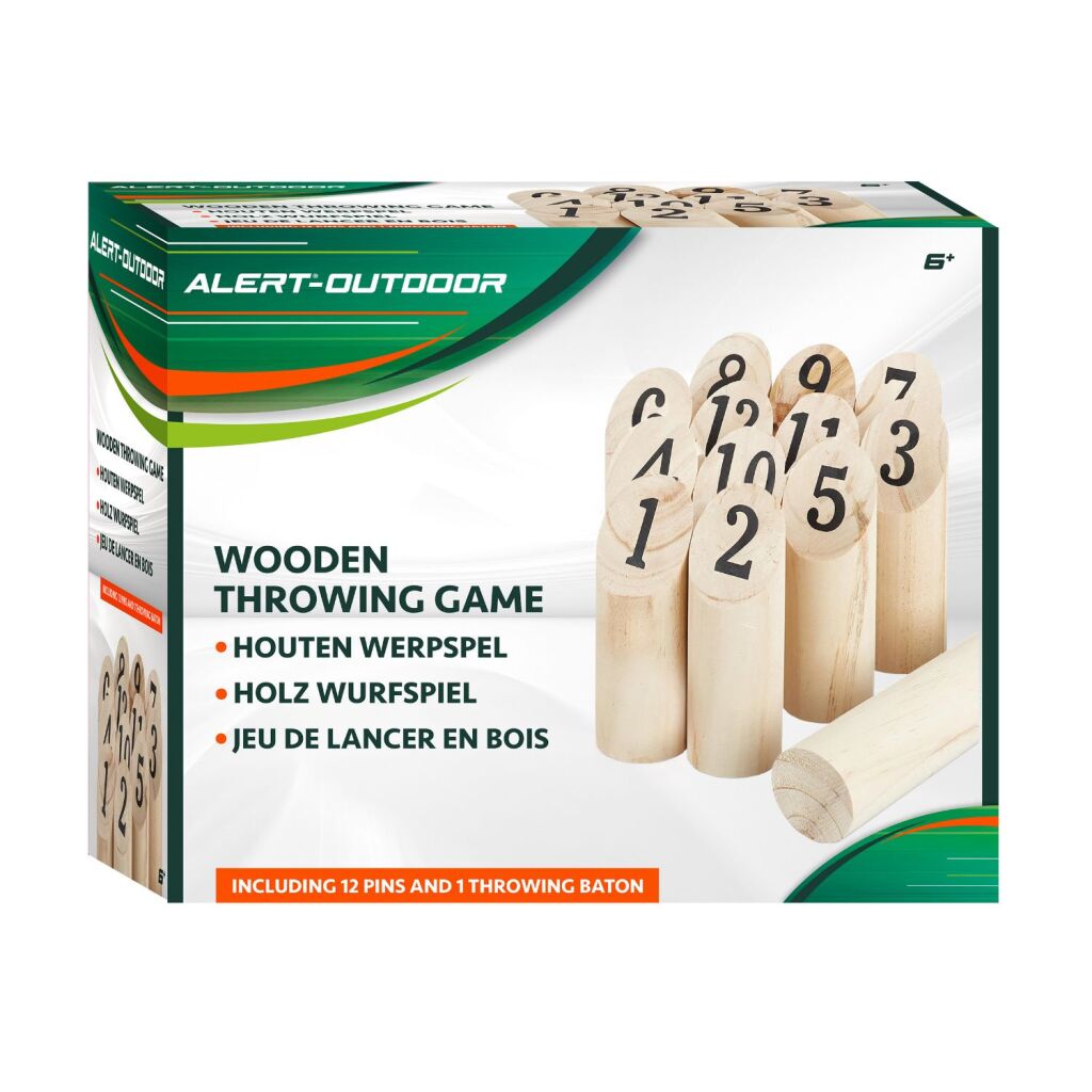 ALERT outdoor houten werpspel 13-delig