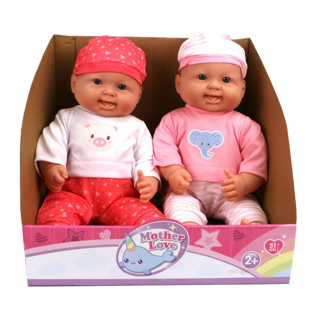 Basic Mother love babypop 51 cm assorti