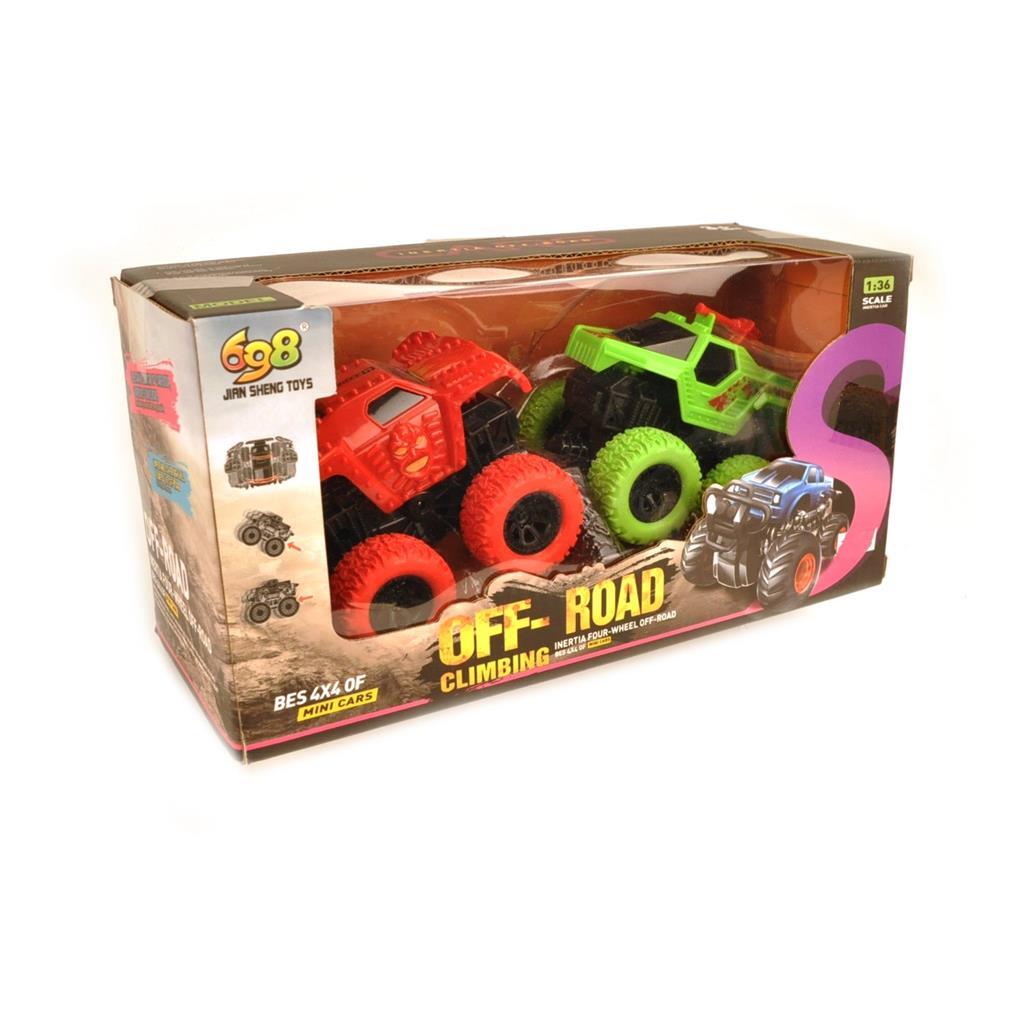 Overige Merken Off-road 4x4 auto 2 stuks