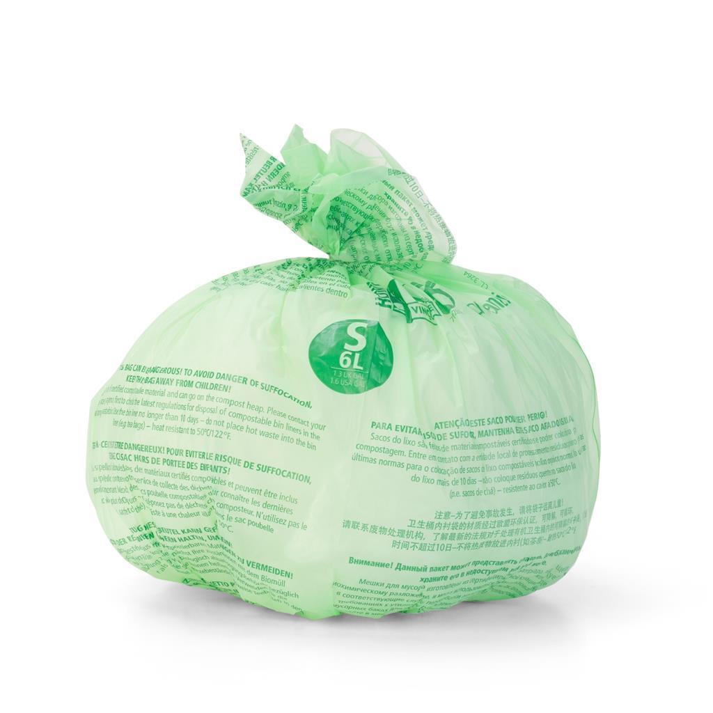 Brabantia afvalzak s compost 6l 10zakken