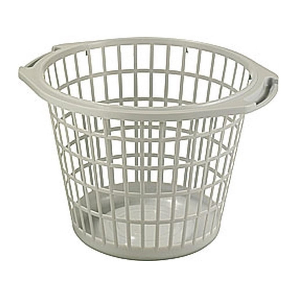 Overige Merken Wasmand rond 48 cm grijs