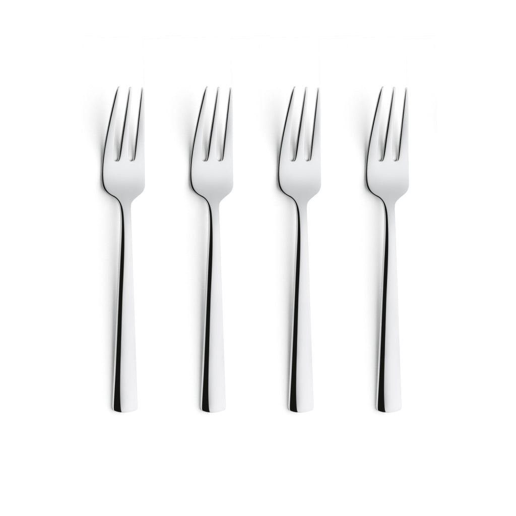 Amefa gebaksvorkjes moderno 4 stuks