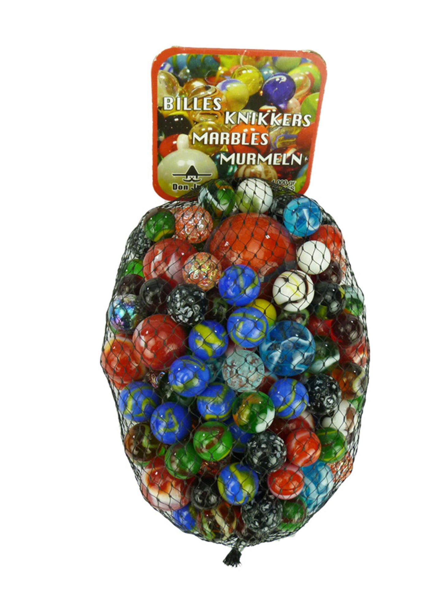 Don Juan Knikkers 1 kilo mexico glas in netje