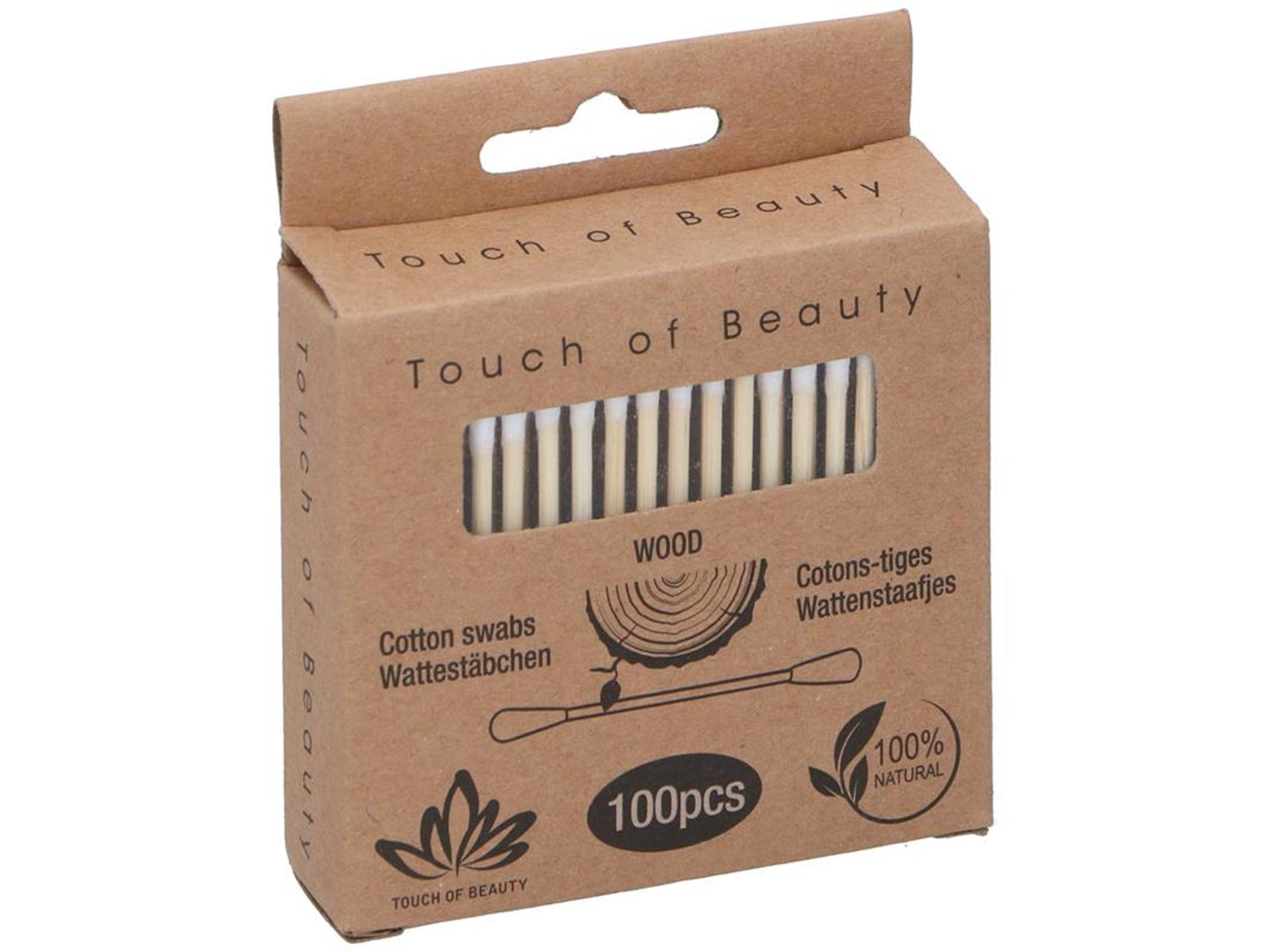 Touch Of Beauty Wattenstaafjes doosje a 100 stuks