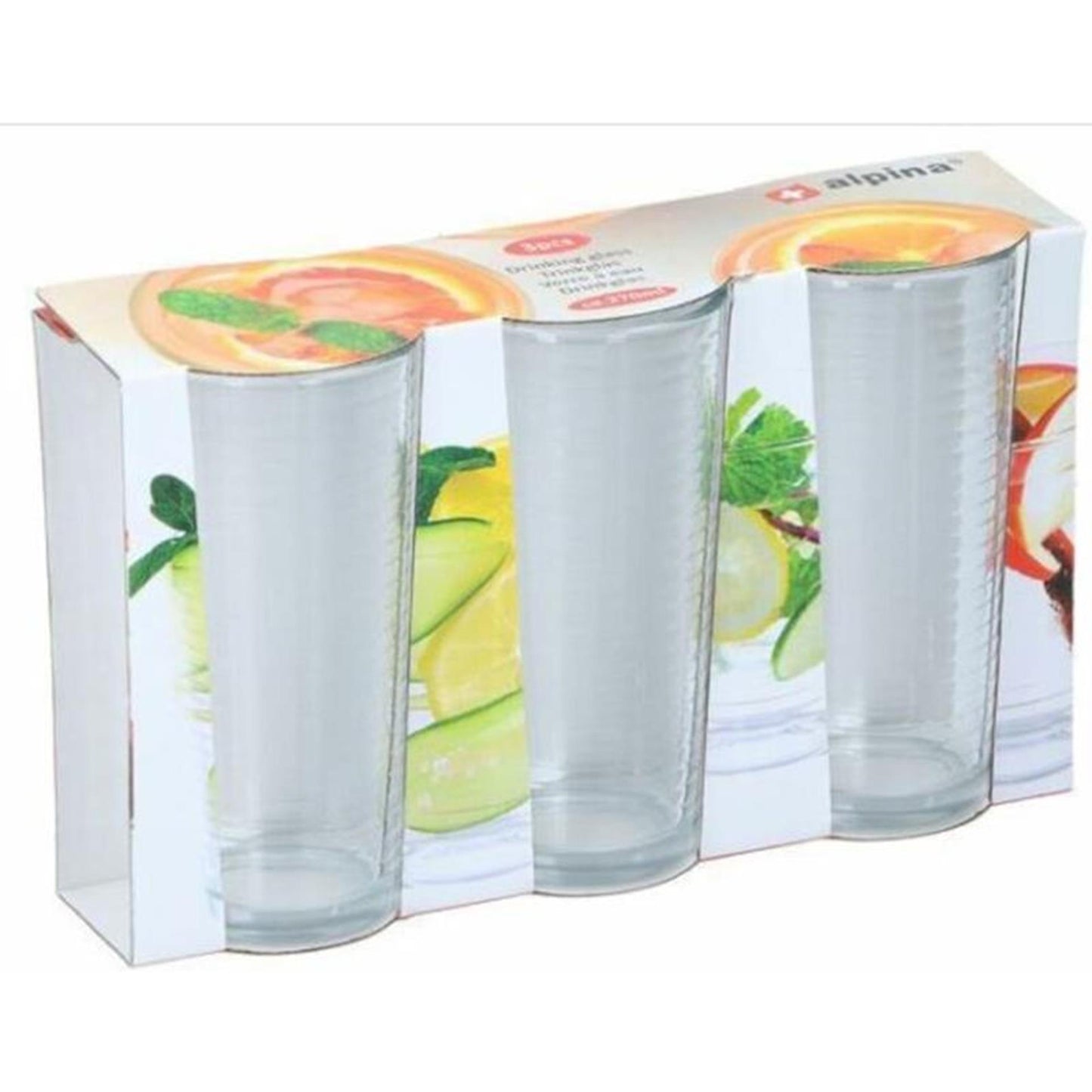 Alpina drinkglas 270ml set a 3 stuks