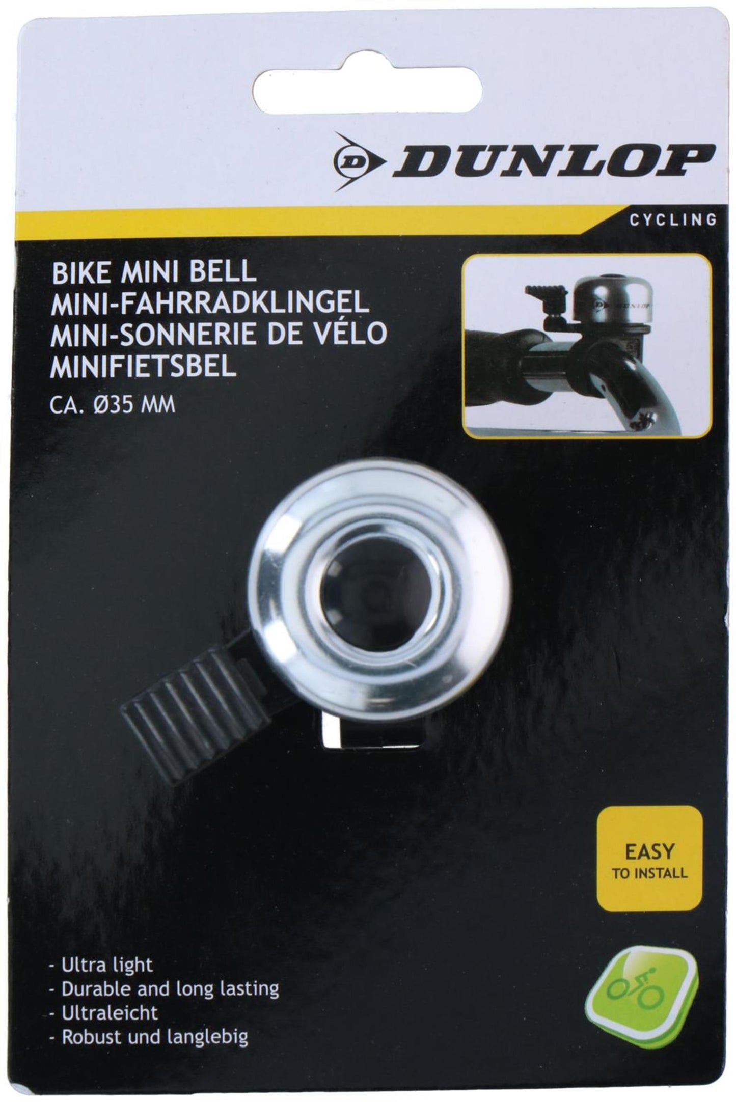 Dunlop fietsbel mini ø3,5cm
